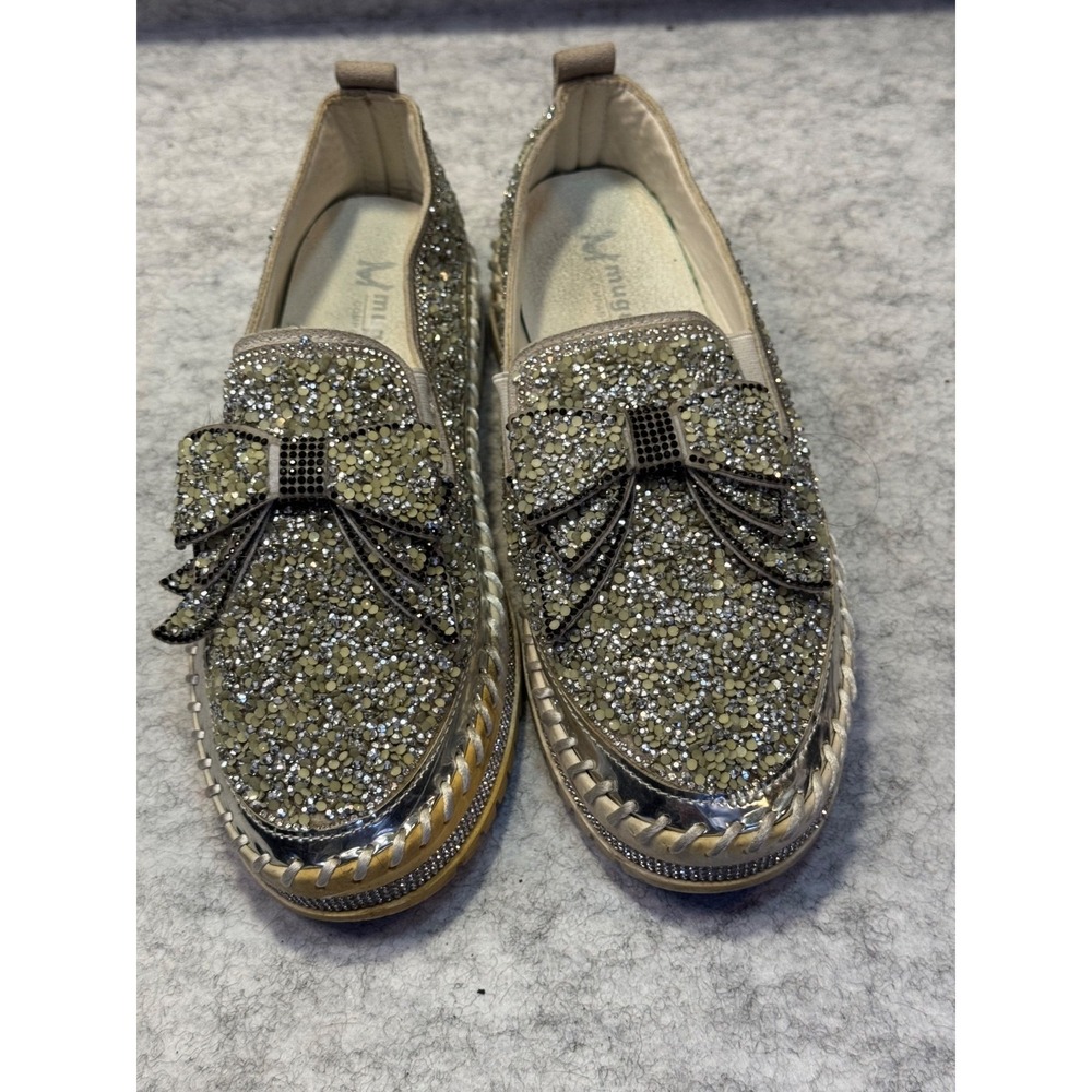 Muguan‎ Sparkle dress loafer Woman's size 8 party